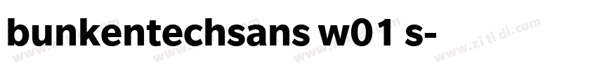 bunkentechsans w01 s字体转换